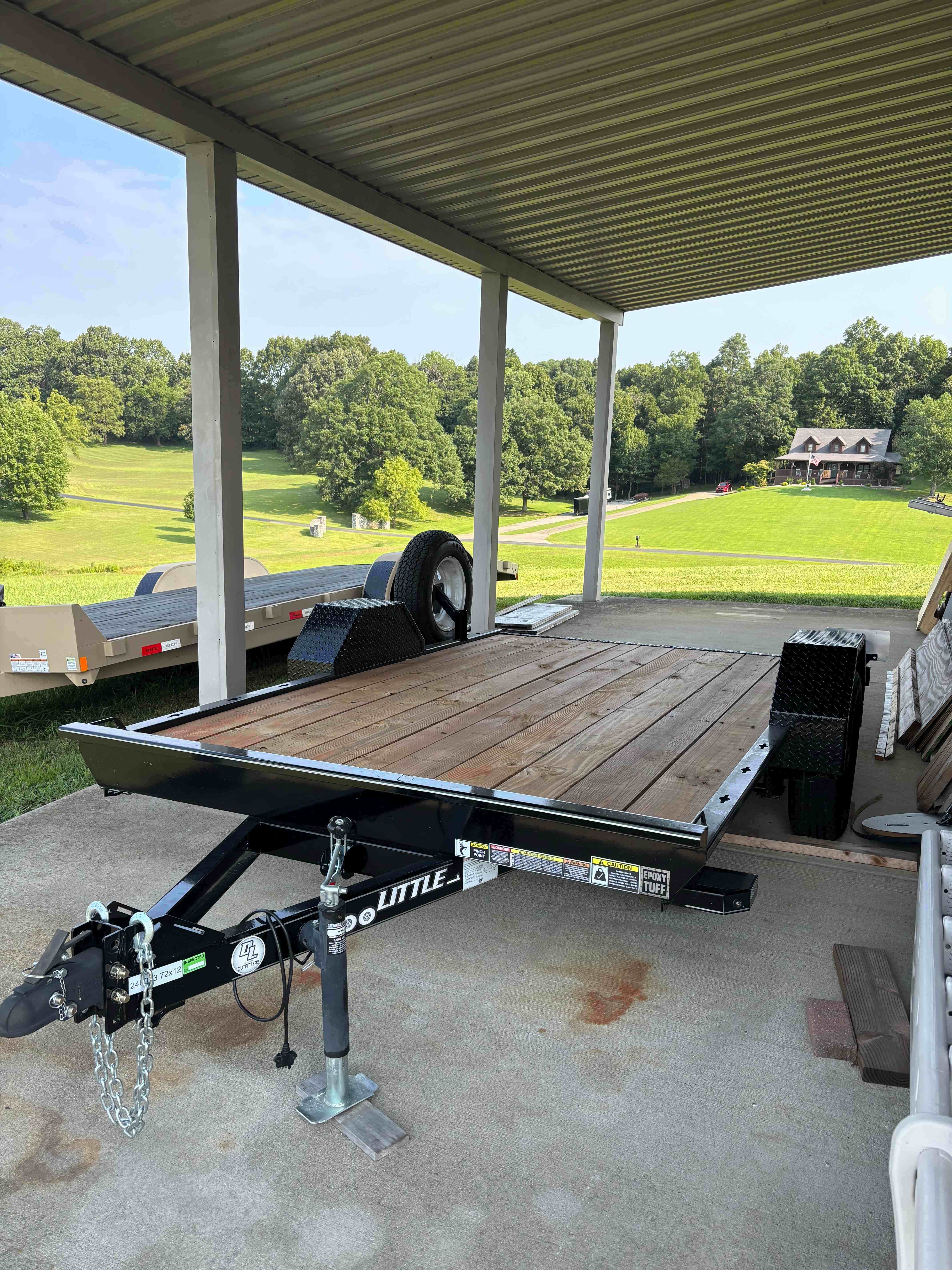 Doolittle utility trailer rental Madisonville KY - 12 foot utility trailer for landscaping and construction